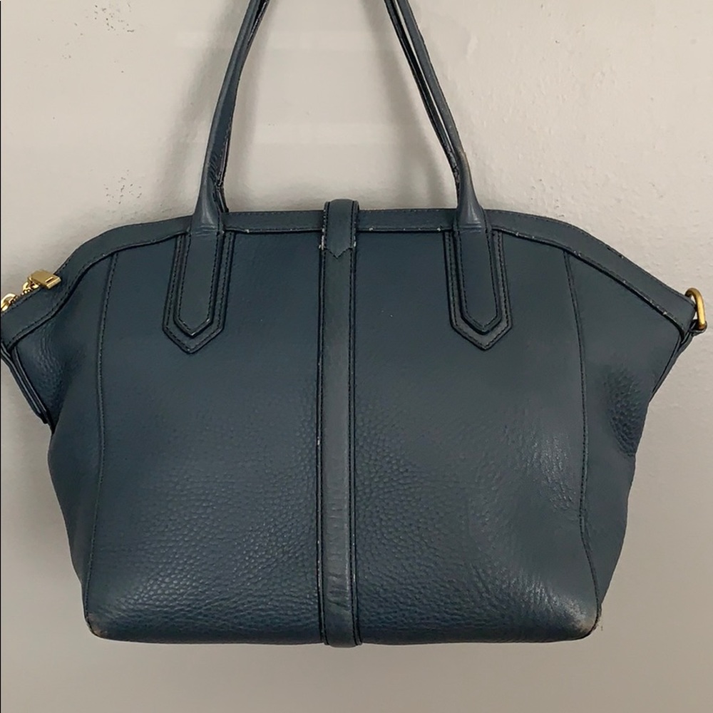 J Crew crossbody purse, blue-gray - Picture 2 of 8